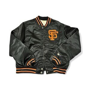 Vintage Satin MLB Starter Giants Jacket